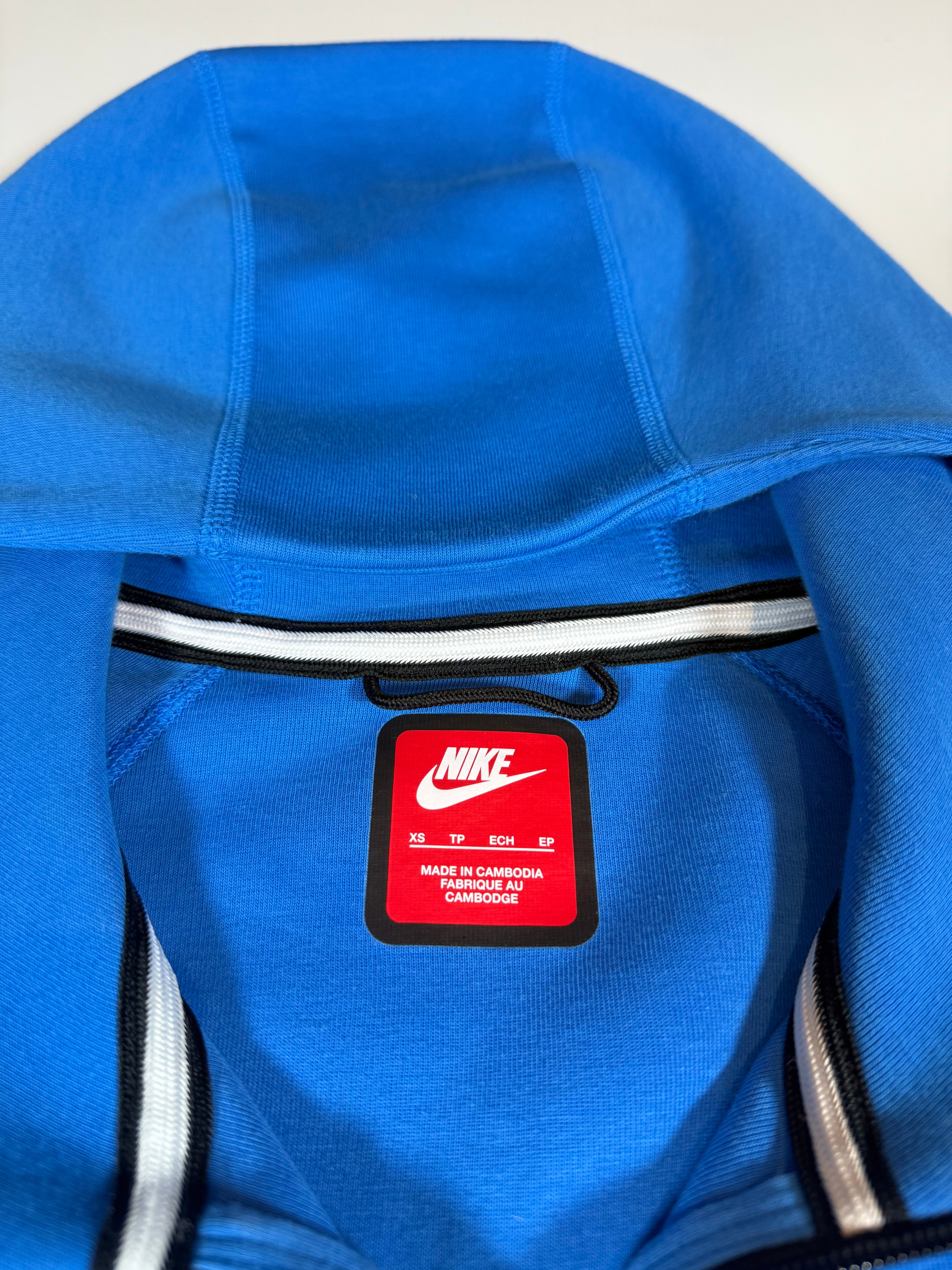 Gilet Zip Nike Tech Bleu Homme