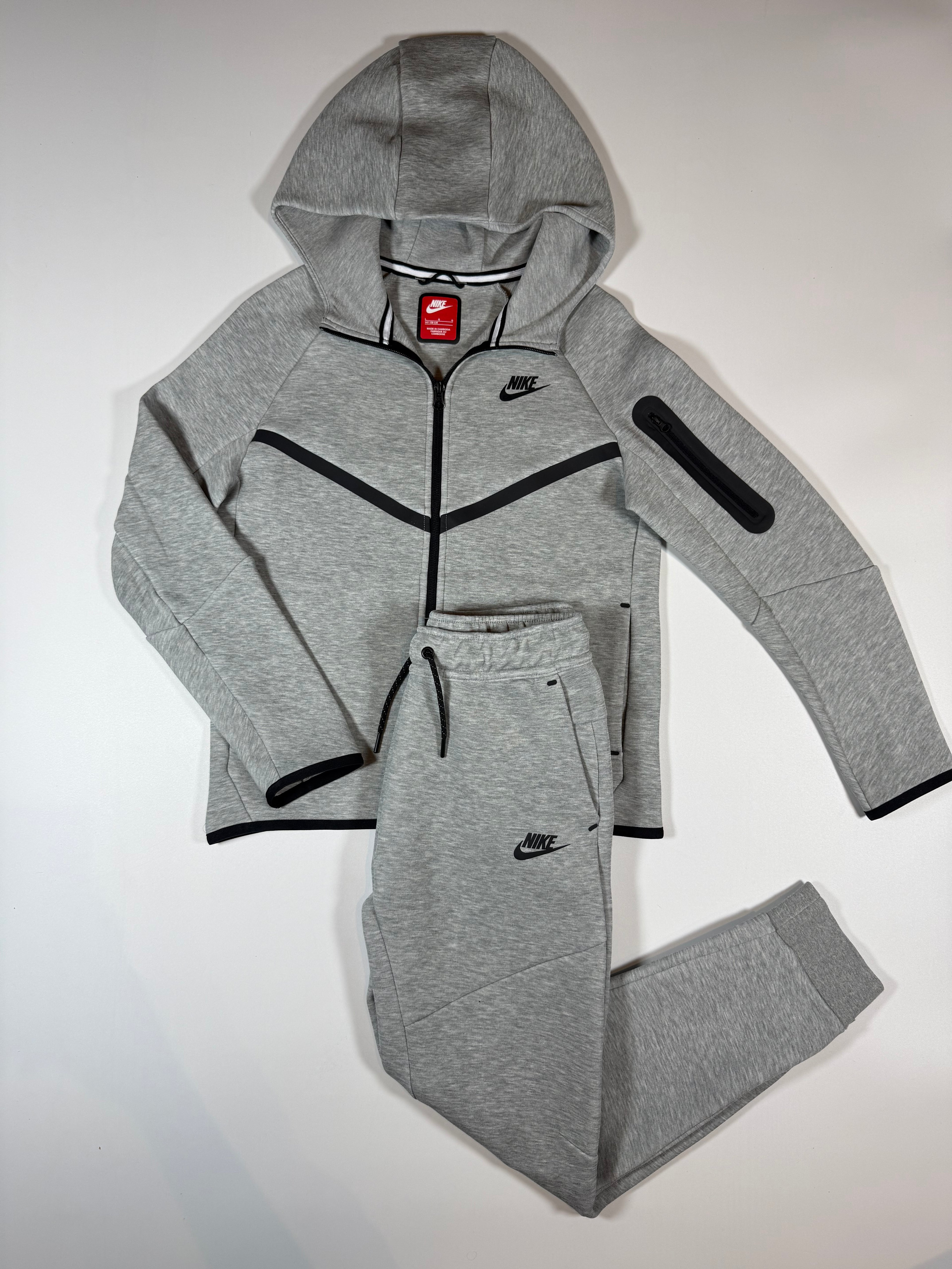 Ensemble Nike Tech Gris Enfants