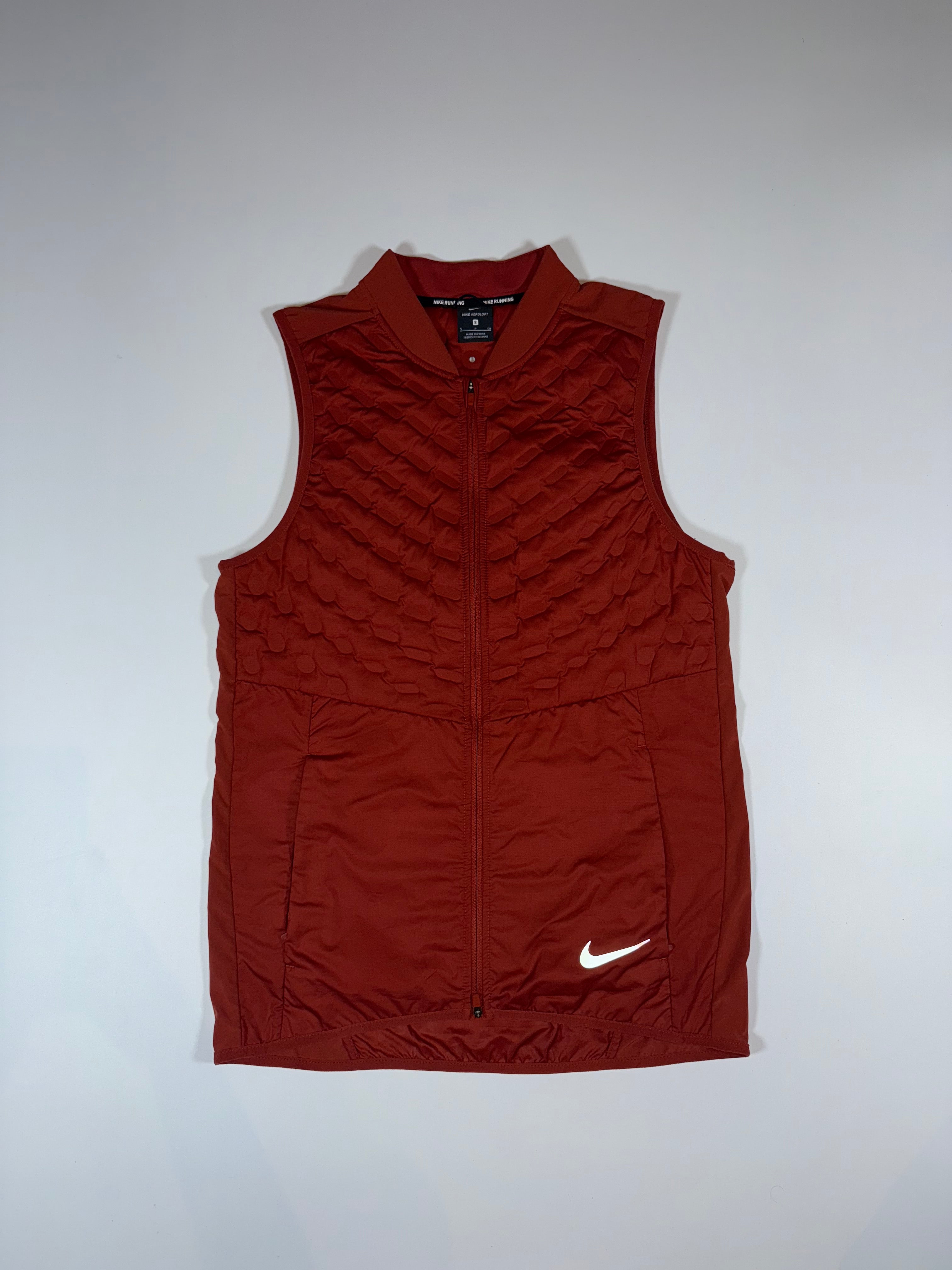 Veste Sans Manches Nike Running Rouge