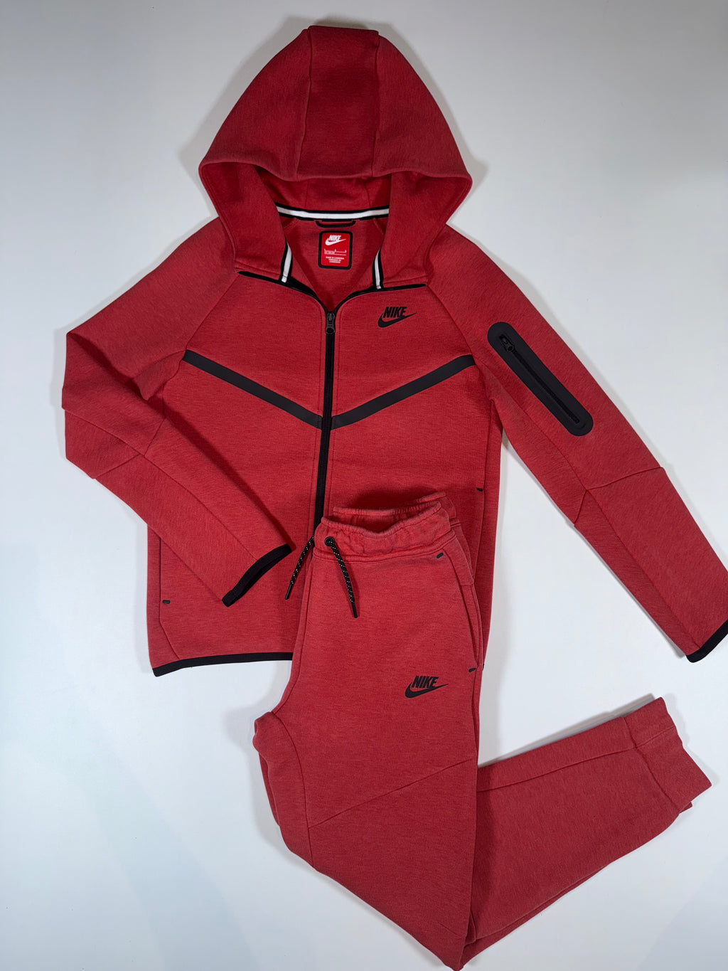 Ensemble Nike Tech Rouge Kids