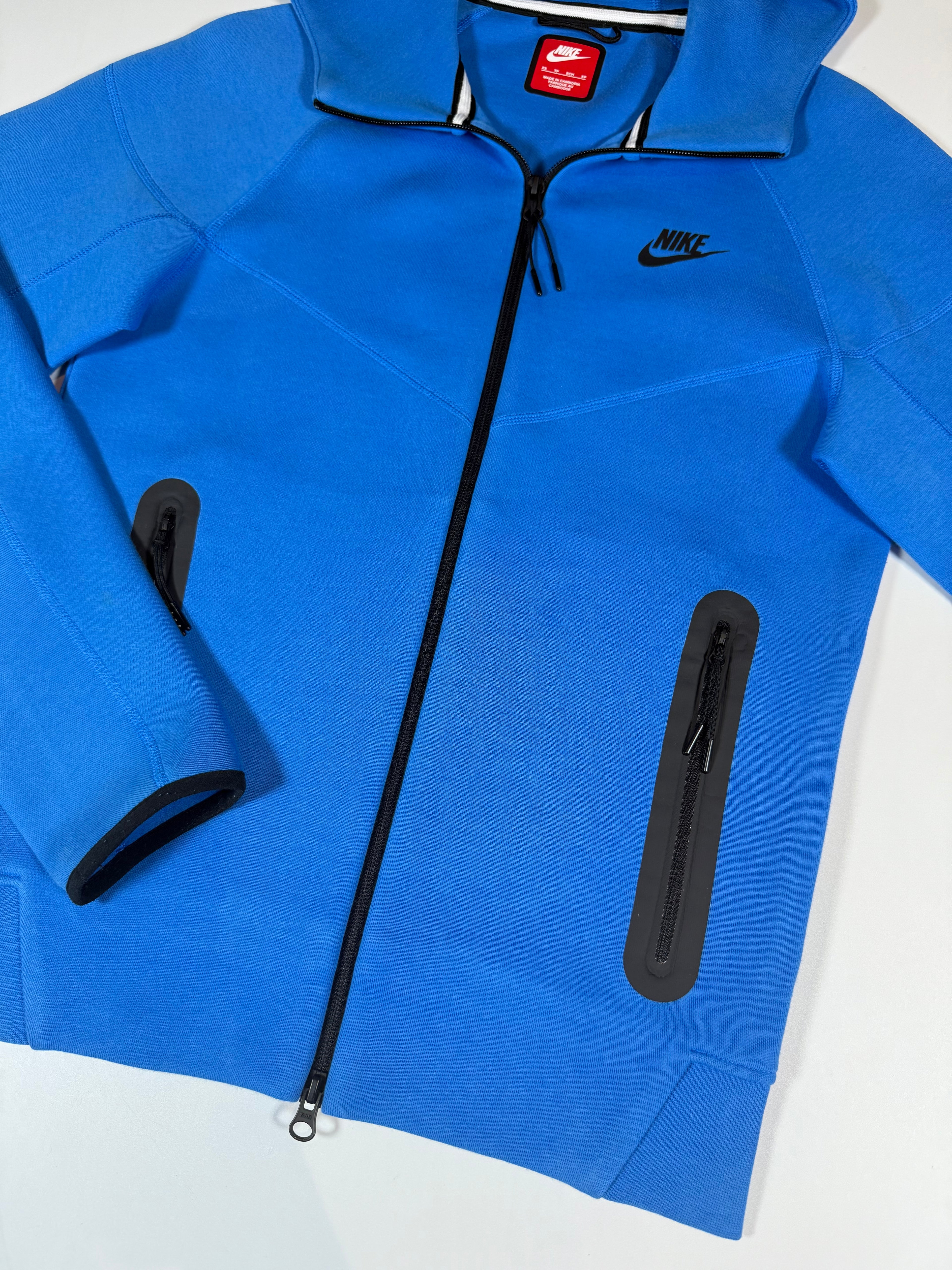 Gilet Zip Nike Tech Bleu Homme