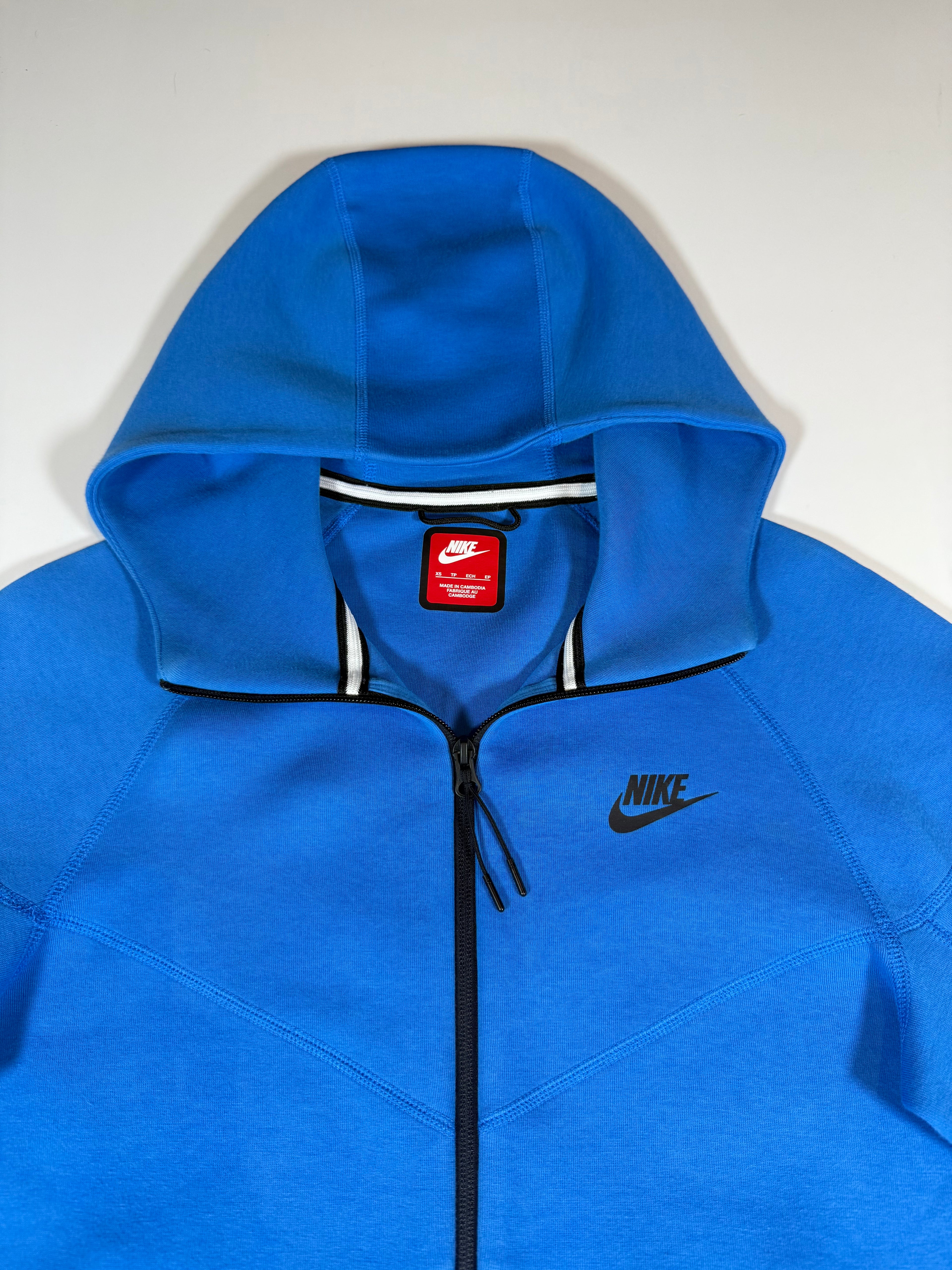 Gilet Zip Nike Tech Bleu Homme
