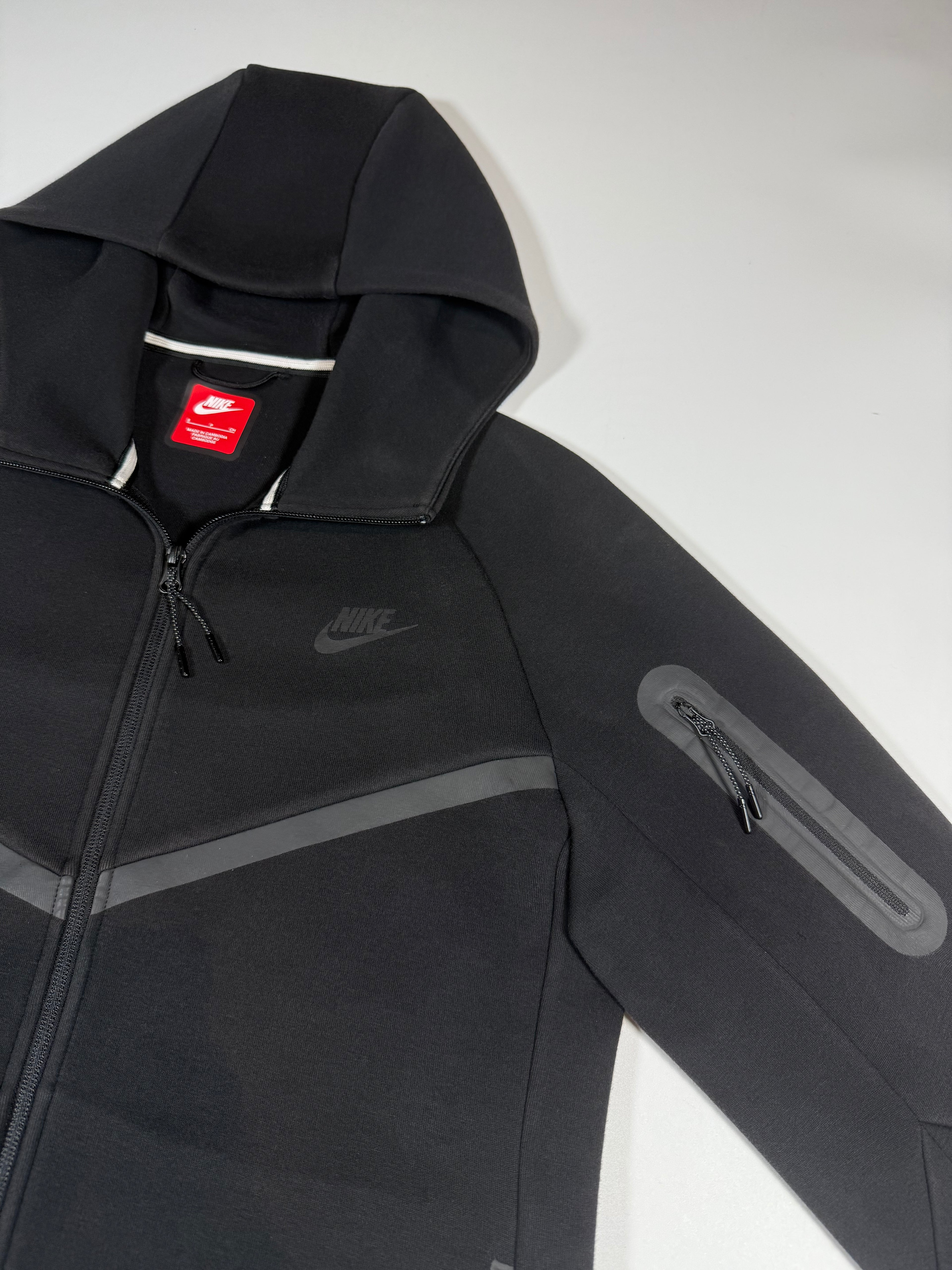 Gilet Zip Nike Tech Noir Homme