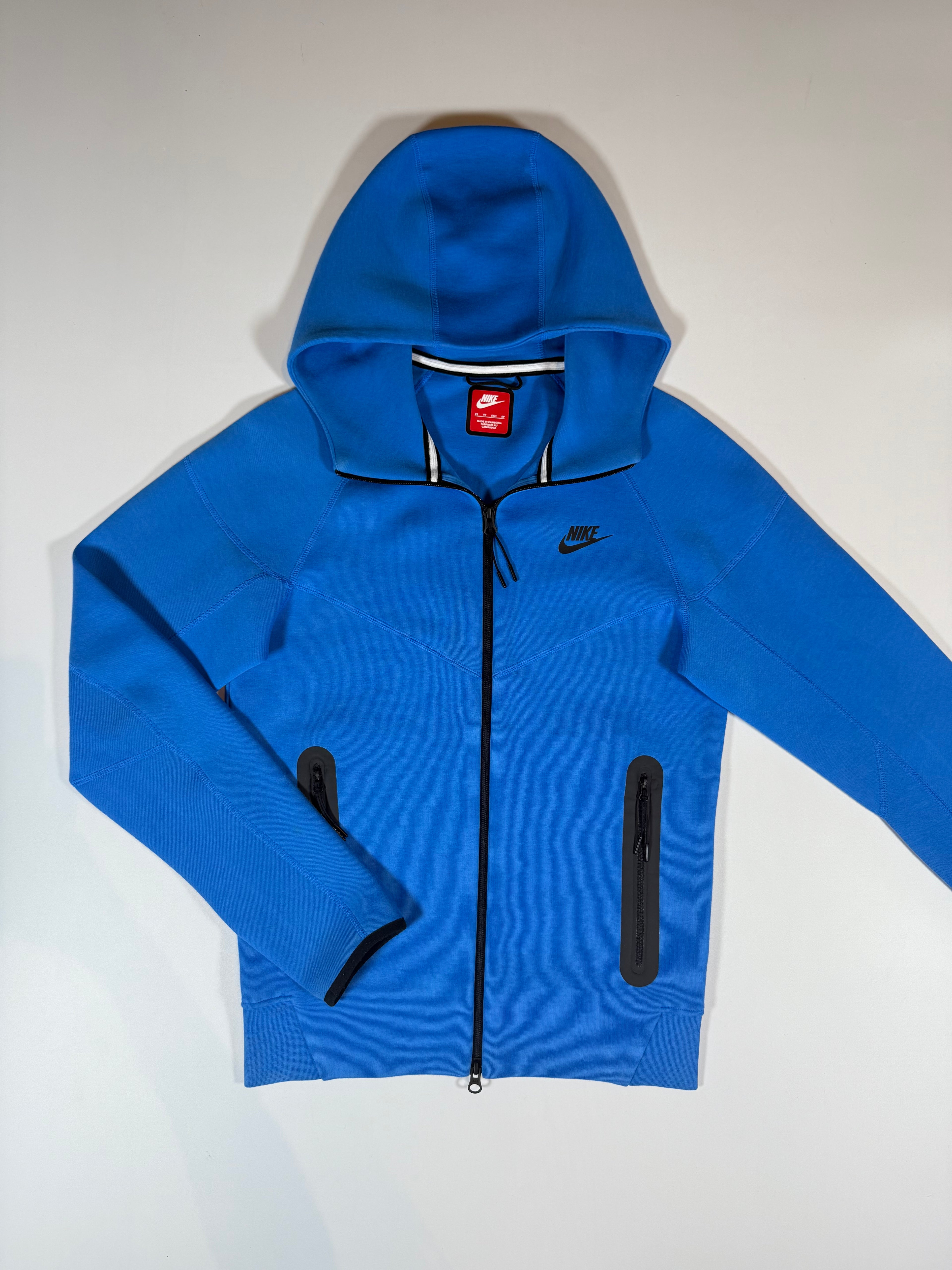 Gilet Zip Nike Tech Bleu Homme