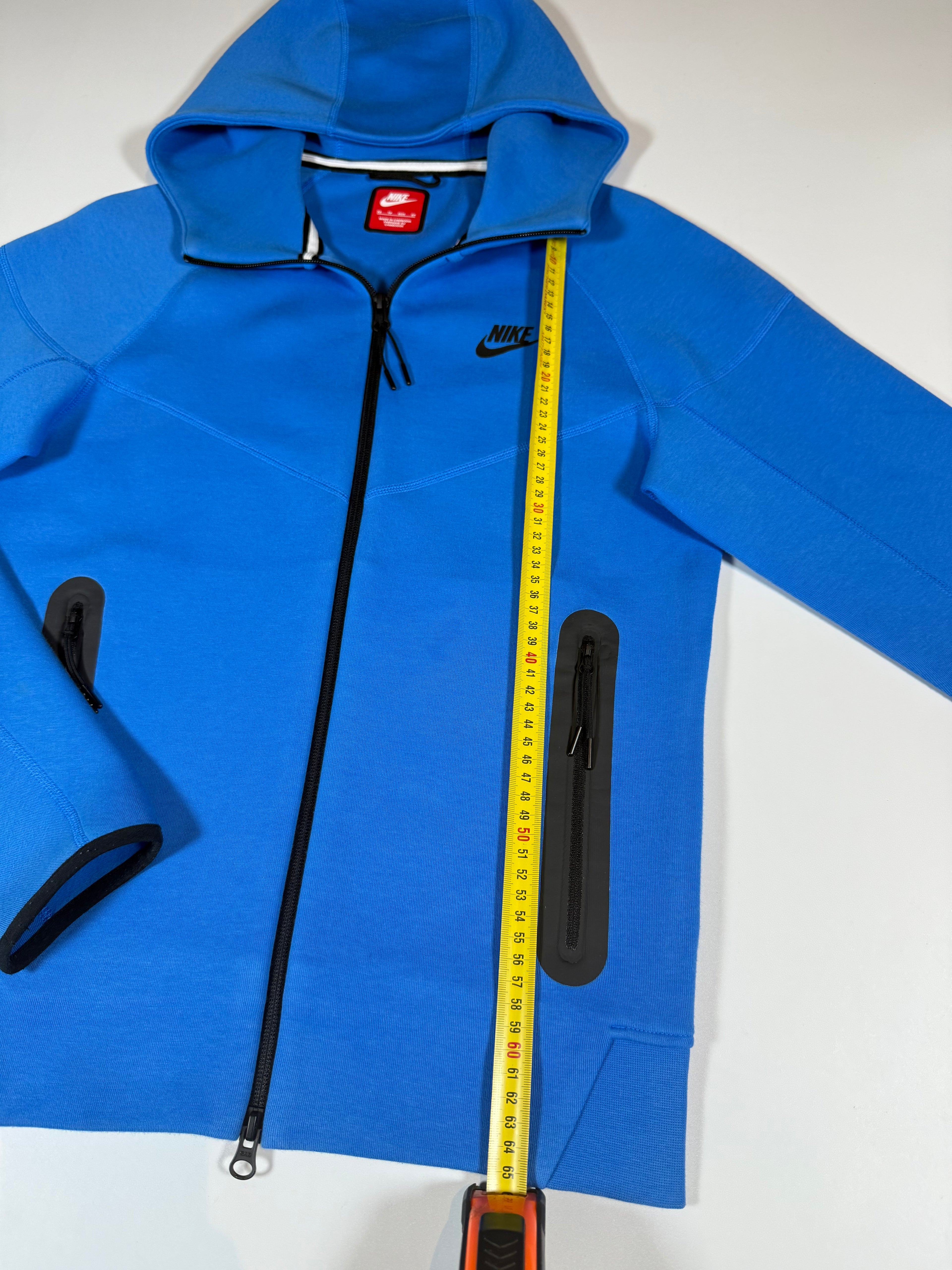 Gilet Zip Nike Tech Bleu Homme
